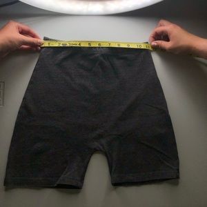 Brandy Melville Grey Fabric Biker Shorts